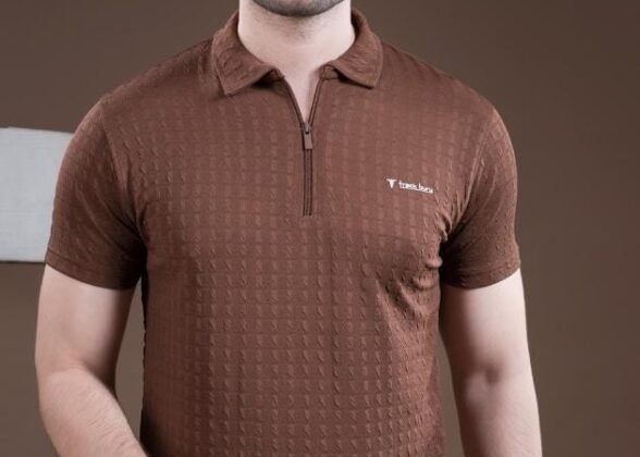 ZIP T SHIRT - COLLAR TB-2610